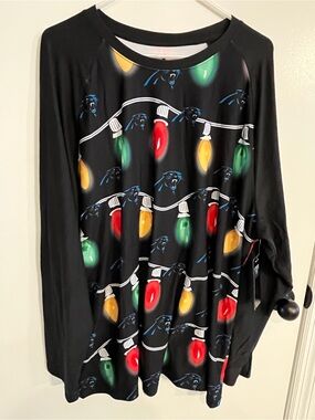 Men’s size 3xl new with tags Carolina Panthers Christmas Pajama Top